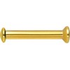 PIERCINGLINE Titanium Triple Mini Labret Stud Internal Thread Flat Disc