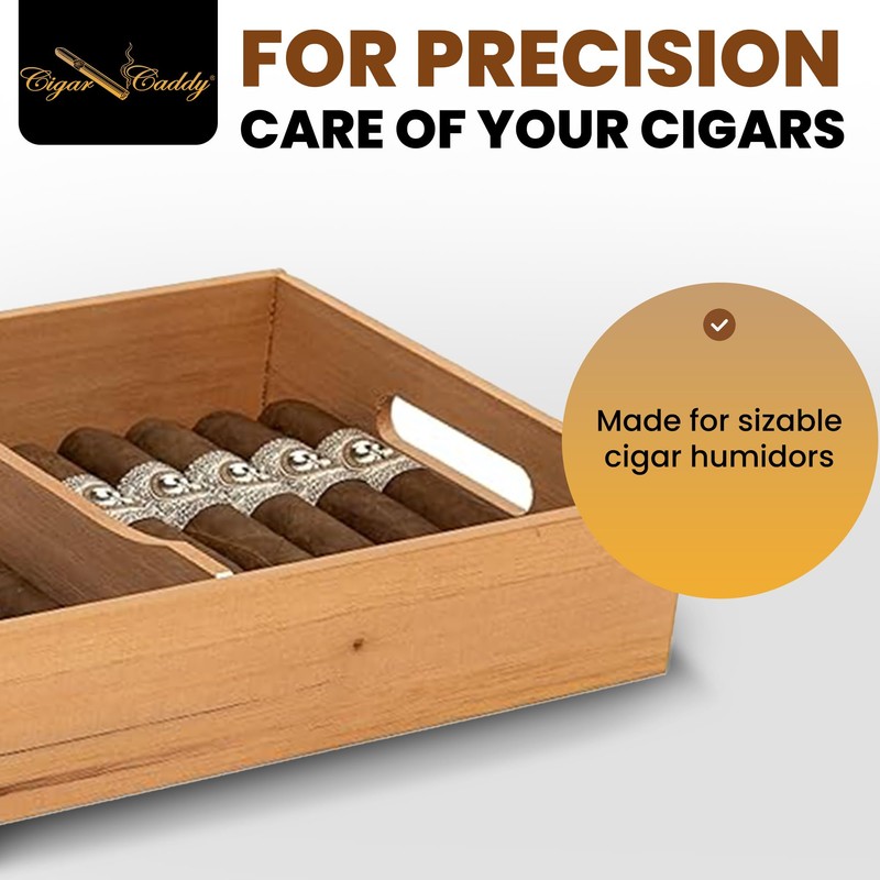 Quality Importers Spanish Cedar Cigar Tray