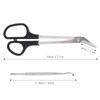 Long Handled Scissors Set, Stainless Steel Toenail Scissors, Nail Picker,