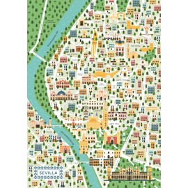 Ravensburger 12001239 - Map of Seville - 1000 Piece Jigsaw Puzzle - Adult and Youth Jigsaw Puzzles from 14 Years