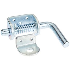 Buyers Products B2596LKB Spring Latch Assembly with Keeper, Silver