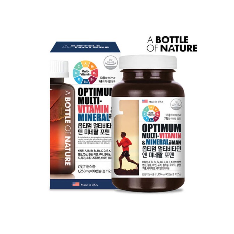 Abottle Optimum Multivitamin & Mineral for Men Multivitamin Supplement for
