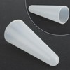 com-four® 2 x Plastic School Cone Tip Protectors – Round