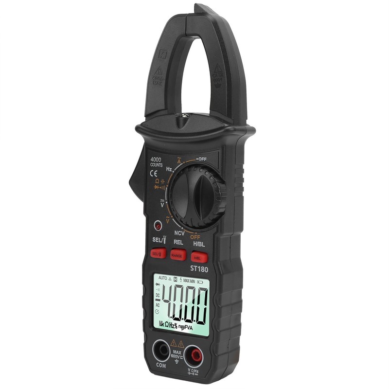 ST180 Digital Clamp Multimeter AC/DC Voltage Meter Automatic Clamp Tester