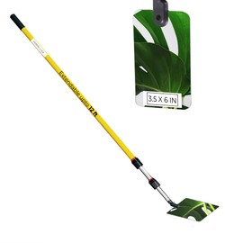 Extend A Vue Inspection Mirror - Telescoping Heavy Duty, Lightweight & Durable, 4 ft - 12 ft Pole, 3.5 x 6 inch Acrylic Mirror