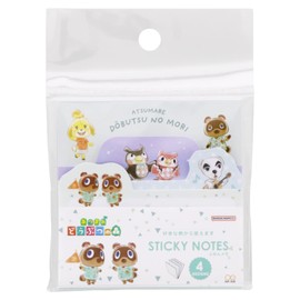 Sunstar Stationery Atsume Animal Crossing Sticky Notes, Die Cut Blocks, Green S2838265