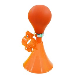 Yudesun Outdoor Sports Bike Parts 2 Pcs Kids Bike Horn Hooter Hand Held Children Bicycle Bell Squeeze Air Horn for Girls Or Boys, Orange