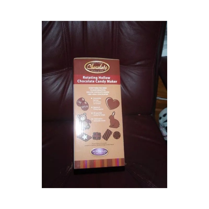 Nostalgia Chocolate Electrics rotating hollow chocolate candy maker NEW IN