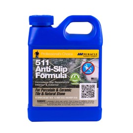 Miracle Sealants 511 Anti-Slip Treatment for Tile and Stone Floors, Showers, Pool Decks, Quart