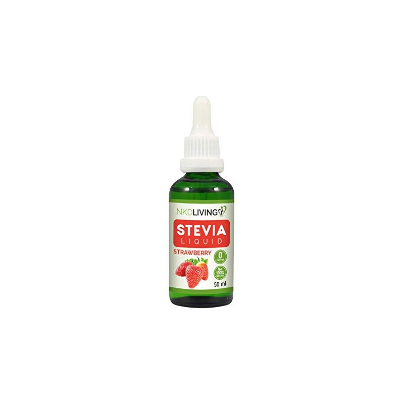 NKD Living Pure Stevia Liquid Drops 50 ml (Strawberry)