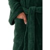 TowelSelections Men's Robe, Plush Fleece Hooded Spa Bathrobe Large/X-Large Foliage