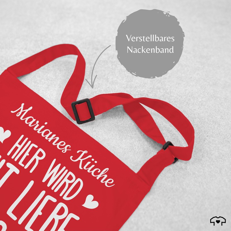 Geschenk mit Namen personalisiert by Shirtracer - Apron - Cooking