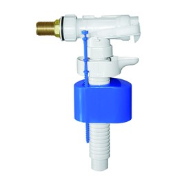 FLUSHDADDY NJ313 Side Entry Anti Syphon Adjustable Fill Valve with 0.5-Inch Brass Tail