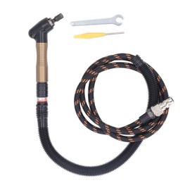 ANKROYU Air Micro Die Grinder, Alloy Steel Rotate Switch 23500rpm Elbow Pneumatic Grinding Pencil, Pneumatic Die Grinder for Polishing Deburring Chamfering