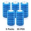 NEWE Disposable Toilet Brush Cleaner Refills 35PCS, Toilet Wand Replacement