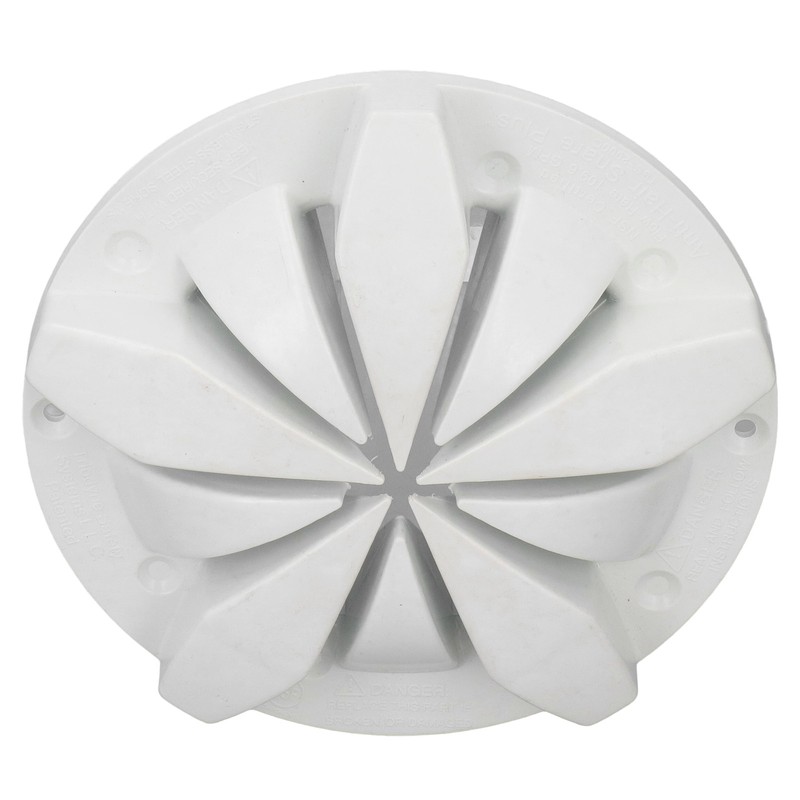 Swimming Pool Main Drain PVC White Round Hot Spring Pool