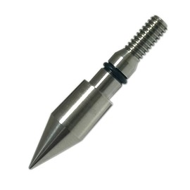 Yeseje 125 Grain Archery Field Points Stainless Steel Arrow Bullt ponts with Arrow Pedesta for Target Practice (12 Pack) (17/64-125gr)