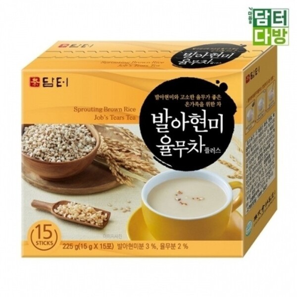 Damter Germinated Brown Mi Yulmu Mucha 15 Stick / 담터