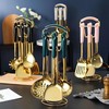 Gold Kitchen Utensils,7pieces Gold Cooking Utensils Set,Kitchen Tools Set With