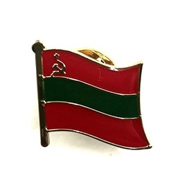 Transnistria Flag Metal Enamel Pin Badge Lapel Pin Badge One Size Metal, Metal