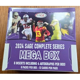 2024 SAGE Premier Mega Football Box w/4 autographs