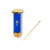 MANTENSING Solar lights for cemetery,Solar cross cemetery grave,Cemetery candle holder