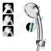 HEAD LEPO High Pressure Handheld Shower Head, 3 Spray Settings