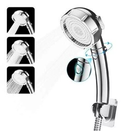HEAD LEPO High Pressure Handheld Shower Head, 3 Spray Settings Water Saving Shower...