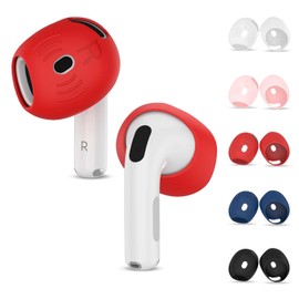 5 Pairs for AirPods 4 Ear Tips Cover, Silicone AirPod 4 Earbuds Cover Anti Slip Soft Air Pod 4 Accessories Compatible with Airpods 4th Generation 2024 [Fit in Charging Case] - 5 Color