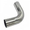 Lophtnix Stainless Steel 304 Sanitary Hose Barb Fitting 1-1/2" Barbed
