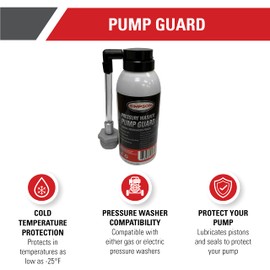Simpson Cleaning 80273 Pressure Washer Pump Guard 4 fl. oz. Aerosol Can, Black/RED