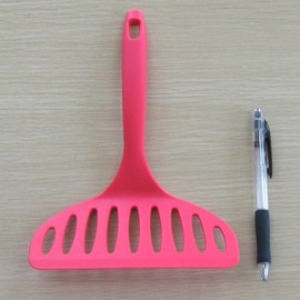Nagao Tsubamesanjo Okonomiyaki Spatula, Set of 2, Red, 9.1 inches (23 cm), 66 Nylon, Made in Japan