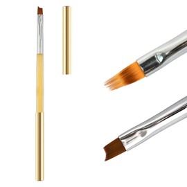 1 Piece Nail Art Brushes, Double-Ended Pen, 16.5cm Acrylic Nail Brush, Nail Art Suitable For Manicurists Or Homemade