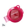 AMUSE Powder Lip & Cheek 4g, 3 pieces, 12 Berish / AMUSE 파우더 립 앤 치크 4g, 3개, 12 베리쉬