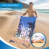 LEcylankEr Beach Towel XXL 180 x 90 cm Microfibre Beach