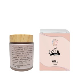 Silky Cream by Hadirose - 100% Organic All Natural Permenant Hair Removal, Hair Growth Inhibitor, 3.3 Ounce (pack of 1)
