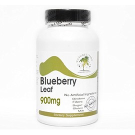 Naturetition Supplements Blueberry Leaf 900mg ~ 200 Capsules - No Additives