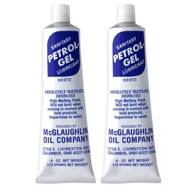 Petrol-Gel Food Grade Equipment Lubricant NSF - Premium Mineral Oil for Food Grade Grease Applications, Commercial Multipurpose - Pack of 2