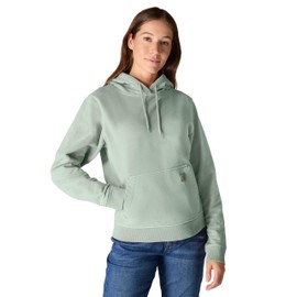 Carhartt Women's Relaxed Fit Midweight Garment Dye French Terry Hooded Sweatshirt, Seabrook, Large