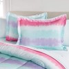 dream FACTORY Tie Dye Stripe 5-Piece Microfiber Bag Comforter Bedding