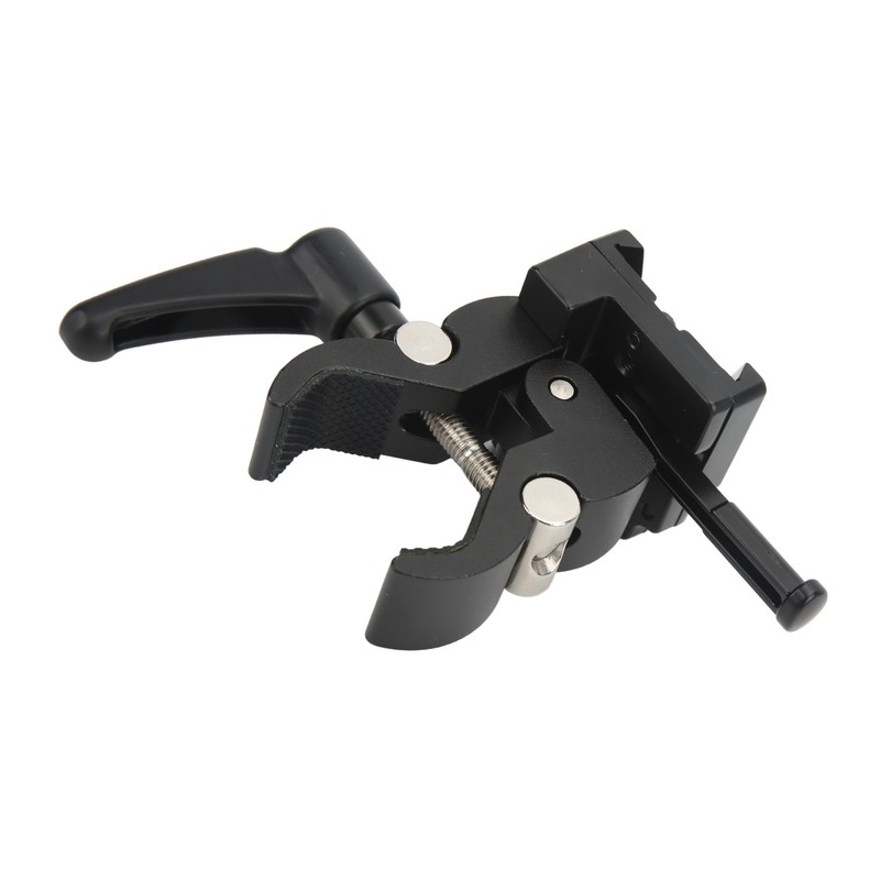 V Lock Battery Adapter with Crab Clamp Aluminum Alloy Mount