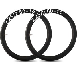 2.25/2.50-19 Inner Tubes 2.25-19 2.50-19 Dirt Bike Tube with TR4 Straight Valve Stem for Surron Light Bee X Electric Bike - 2 PCS
