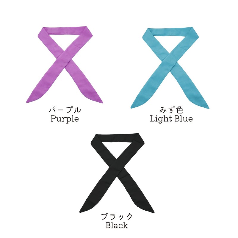 Tochno Summer Scarf, Cool Water Band, Long Lasting Paisley (Black)