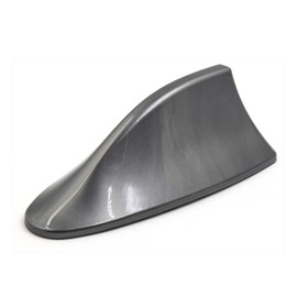 uxcell Universal Gray Shark Fin Shape Design Auto Car Roof Adhesive Decorative Antenna
