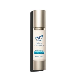 Blue Monarch Skincare Anti-Aging Face Cream For Elasticity And Healthier Skin For All Skin Types| All-Natural Ingredients| Cruelty-Free | Vegan. 50ml(1.7 fl oz)
