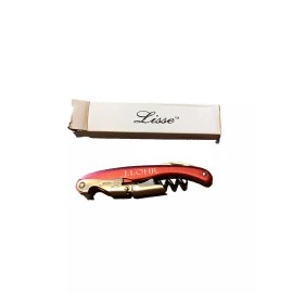 Lisse J. LOHR Vineyards Red Burgundy Corkscrew Wine Key Bottle Opener NEW