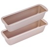 Rectangle Mini Banana Bread Loaf Pan Set, 2Pcs, 10-Inches, Mini