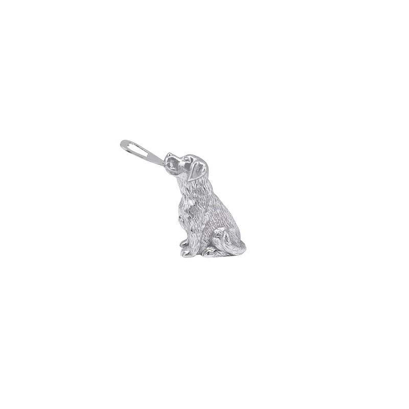 MARIPOSA SITTING LAB BOTTLE OPENER |SILVER | BRILLANTE | BARWARE