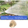 Hicello Water Fountain Nozzle Spray, 1/2" Brass DN15 Sprinkler Head,