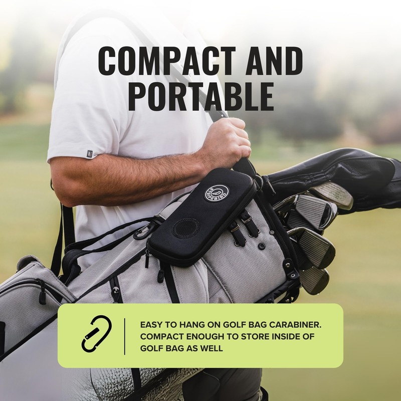 Stripebird - Original Performance Golf Glove Holder Case (Stealth Black)